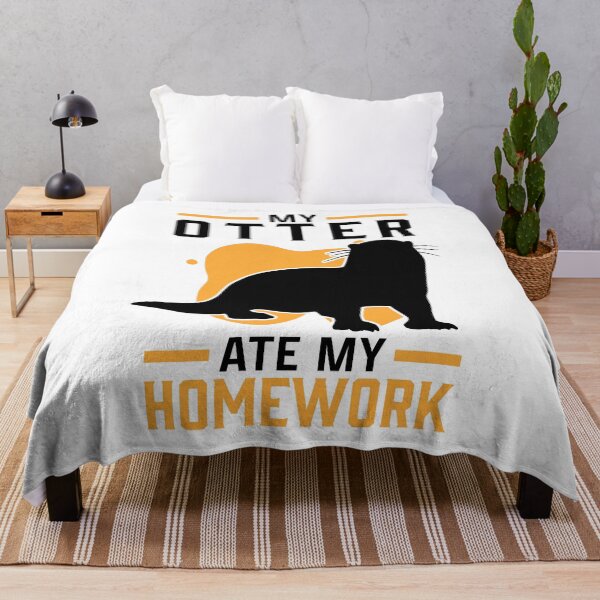 Item preview, Otter homework eaten otter sea otter designed and sold by madgrfx.