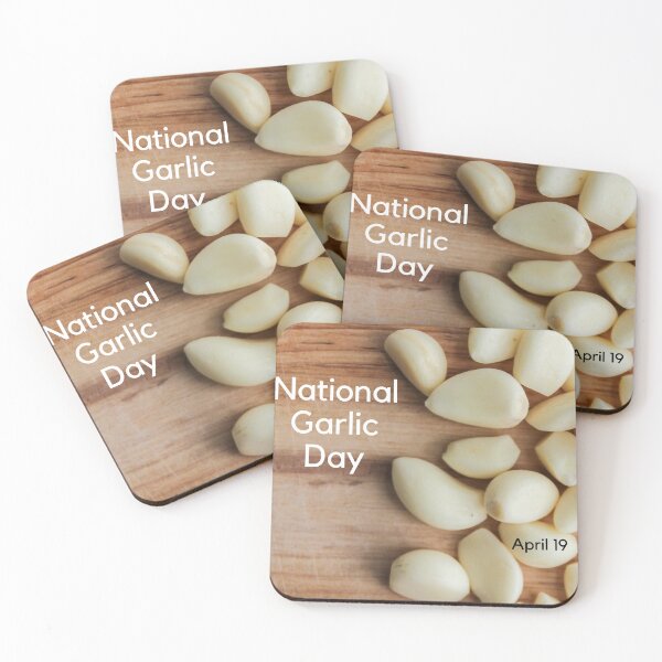 Item preview, National Garlic Day April 19 designed and sold by brady4415.