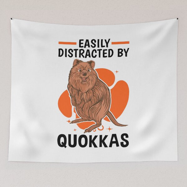 Item preview, Distracted by Quokka Australia marsupial designed and sold by madgrfx.