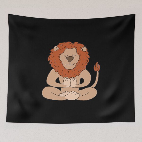 Item preview, Yoga Bulkbuy-Funny Lion designed and sold by ColoringHouse.
