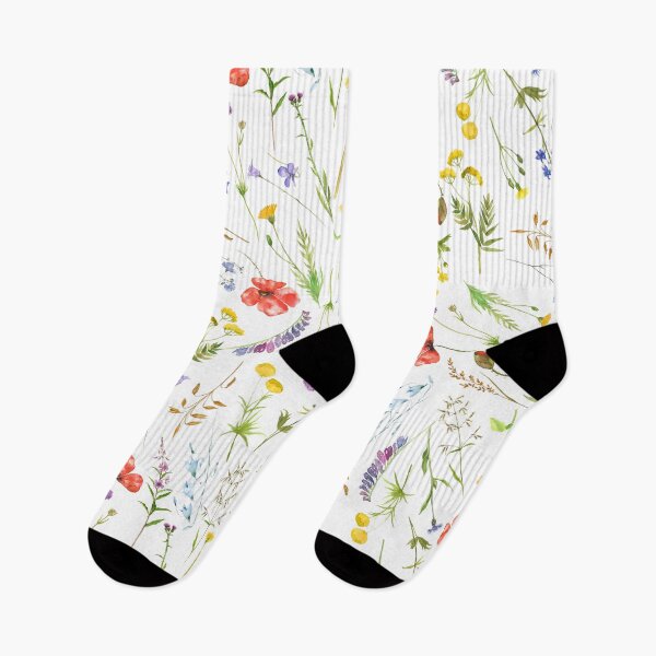 Item preview, Copy of colorful hand drawn watercolor wildflower pattern - single layer designed and sold by UtArt.