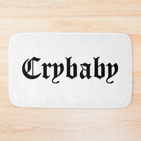 Item preview, "Crybaby" Old English Lettering designed and sold by by-ariel24.