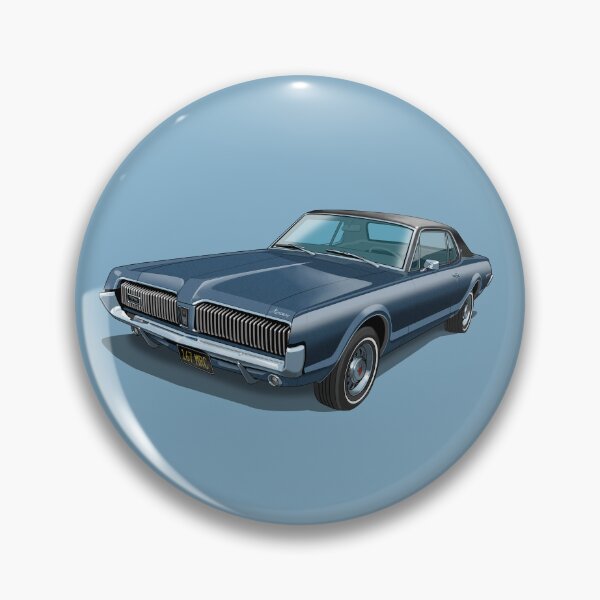 Item preview, 1967 Mercury Cougar in caspian blue designed and sold by candc-retro.