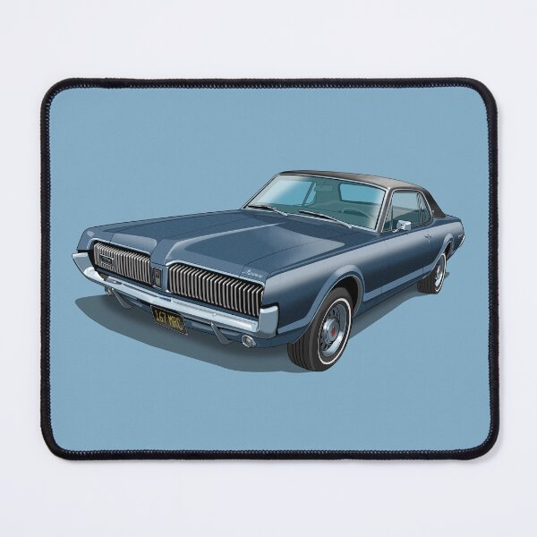 Item preview, 1967 Mercury Cougar in caspian blue designed and sold by candc-retro.
