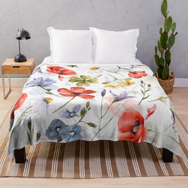 Item preview, Wildflower Meadow Botanical Garden Pattern designed and sold by UtArt.