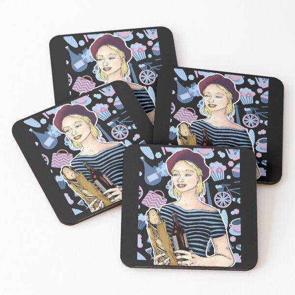 Item preview, Pretty French Woman - Madame Mademoiselle designed and sold by CordiaMills.