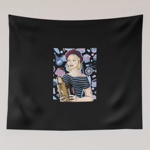 Item preview, Pretty French Woman - Madame Mademoiselle designed and sold by CordiaMills.