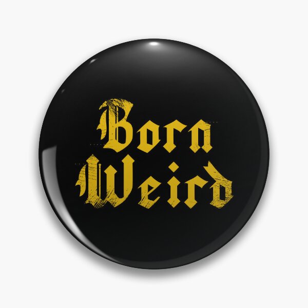 Item preview, "Born Weird" Old English Lettering designed and sold by by-ariel24.