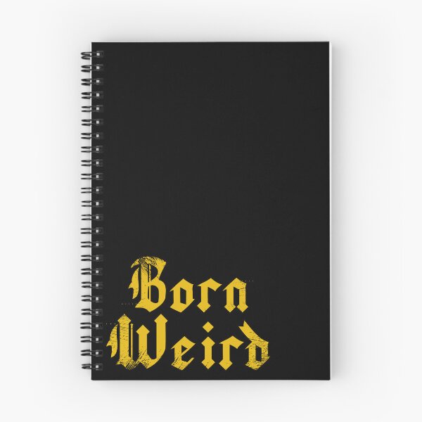 Item preview, "Born Weird" Old English Lettering designed and sold by by-ariel24.