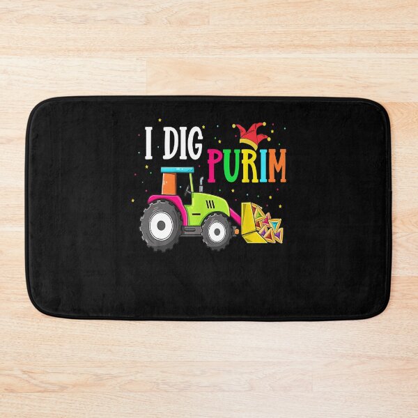 Item preview, I Dig Purim Hamantaschen Tractor Jewish Toddlers Boys Girls designed and sold by TARABENNIE01.