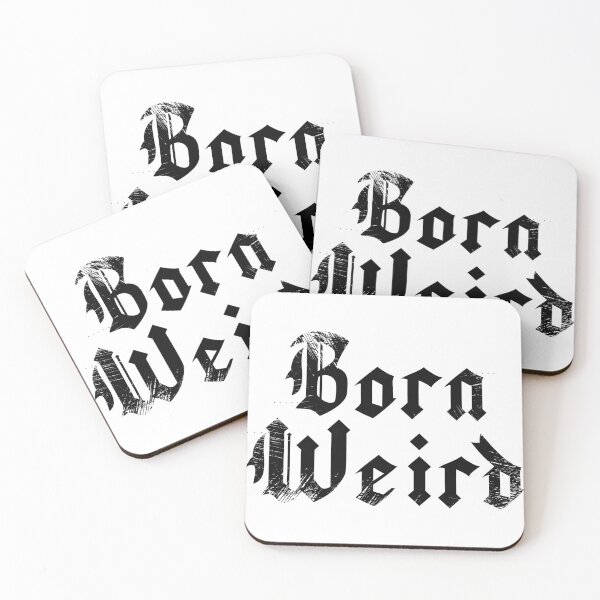 Item preview, "Born Weird" Old English Lettering designed and sold by by-ariel24.
