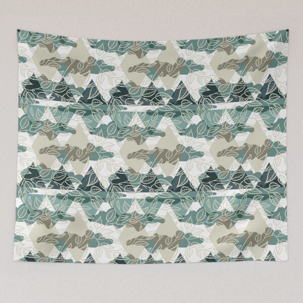 Item preview, Minimalist Leaf Line Art Illustration as a Seamless Surface Pattern Design designed and sold by ZaryaKiqo.