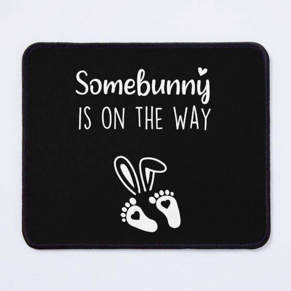 Item preview, Somebunny is on the Way, mama bunny , pregnancy announcement, easter pregnancy, matching Mommy Daddy EST, couples pregnancy announcement funny sarcastic Rude Offensive saying, designed and sold by joygift369.