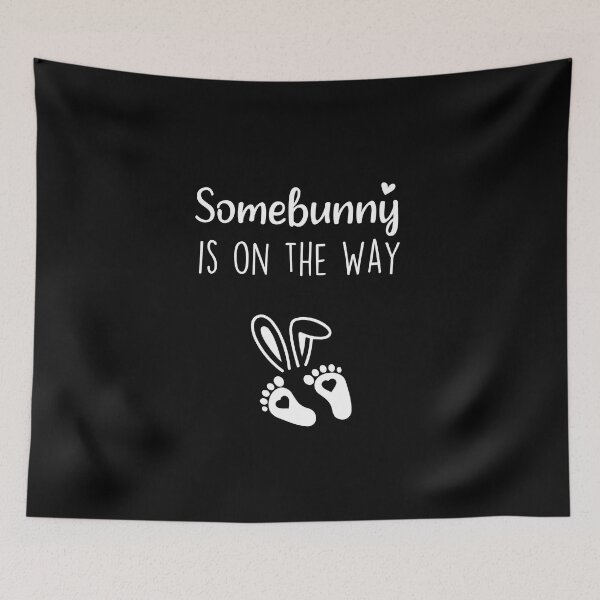 Item preview, Somebunny is on the Way, mama bunny , pregnancy announcement, easter pregnancy, matching Mommy Daddy EST, couples pregnancy announcement  funny sarcastic Rude Offensive saying, designed and sold by joygift369.