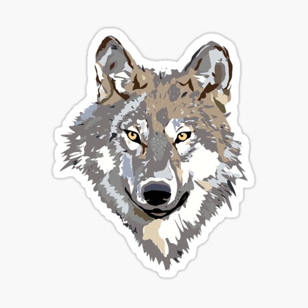 CALL OF THE WILD Wolves Biker MOTORCYCLE Wolf CHOPPER Sticker TOOLBOX Decal 