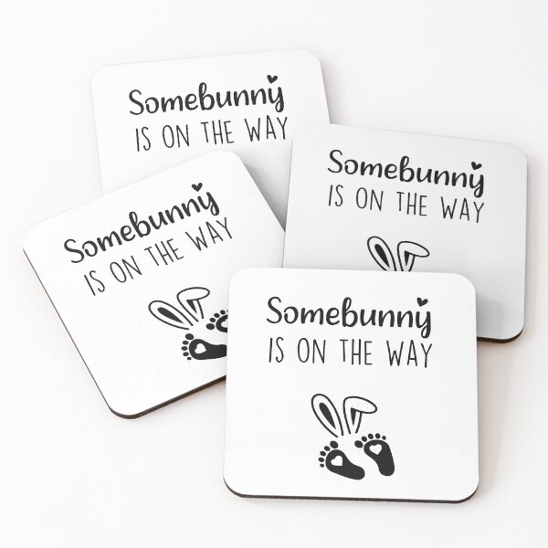 Item preview, Somebunny is on the Way, mama bunny , pregnancy announcement, easter pregnancy, matching Mommy Daddy EST, couples pregnancy announcement  funny sarcastic Rude Offensive saying, designed and sold by joygift369.