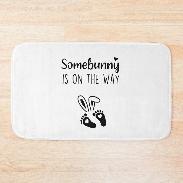 Item preview, Somebunny is on the Way, mama bunny , pregnancy announcement, easter pregnancy, matching Mommy Daddy EST, couples pregnancy announcement  funny sarcastic Rude Offensive saying, designed and sold by joygift369.