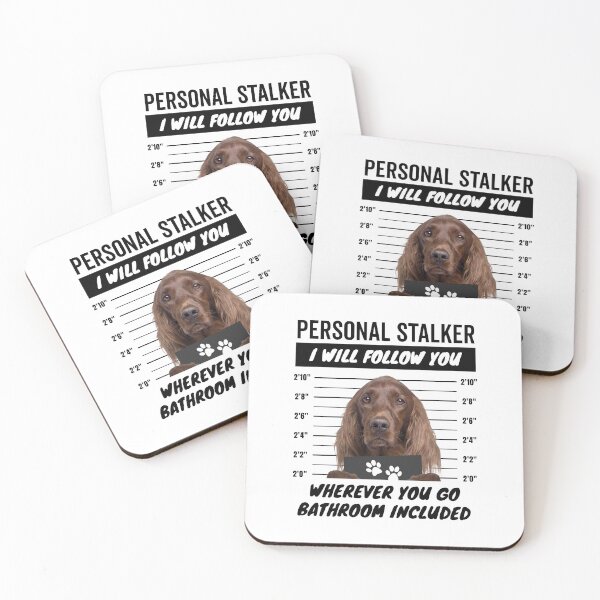 Item preview, Personal Stalker Dog – Irish Setter designed and sold by More Cute Dogs.