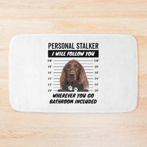 Item preview, Personal Stalker Dog – Irish Setter designed and sold by More Cute Dogs.