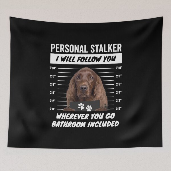 Item preview, Personal Stalker Dog – Irish Setter designed and sold by More Cute Dogs.
