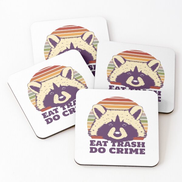 Item preview, racoon designed and sold by LEVEL UP.