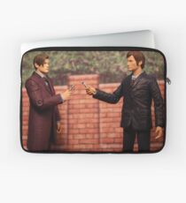 The Eleventh Doctor Meets The Tenth Doctor Laptop Sleeve
