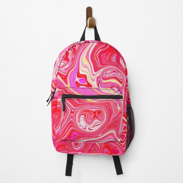 Item preview, Pink, Red, and Yellow Abstract Psychedelic Swirl Liquid Pattern designed and sold by IraNiva.