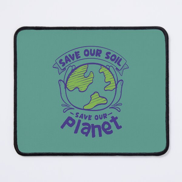 Item preview, SAVE OUR SOIL SAVE OUR PLANET Minimalist Save the Soil Save the Earth eco-friendly design for nature lover, Save Soil Movement, Green Planet, Mother Earth Souvenir designed and sold by zenturtlemerch.