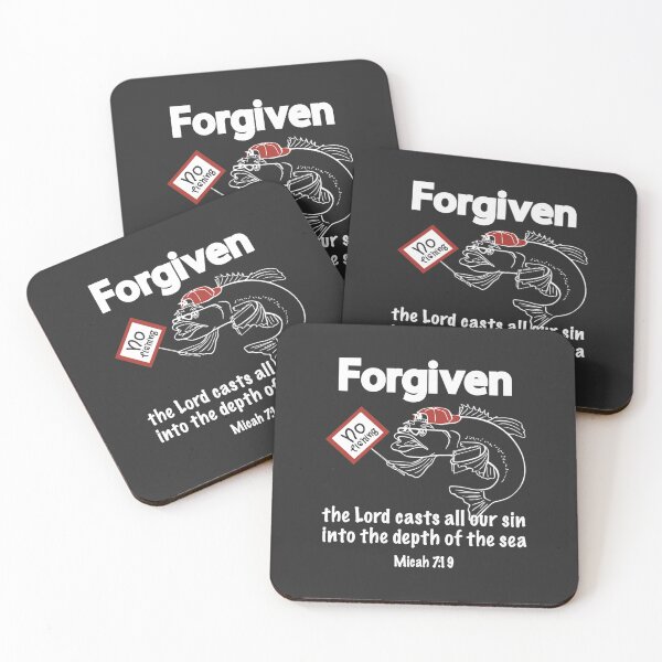 Item preview, Christian Design - Forgiven - No Fishing designed and sold by simplydesignart.