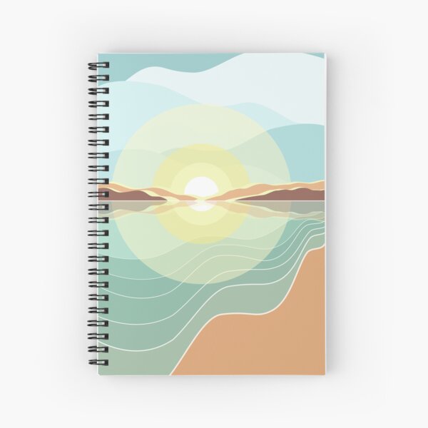 Sunset Reflection Spiral Notebook