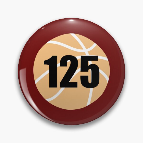 Item preview, number one hundred and twenty-five (125) basketball   designed and sold by POPSWITH.