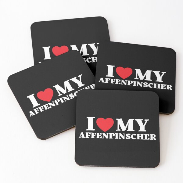 Item preview, I Love My Affenpinscher designed and sold by leafsquare.