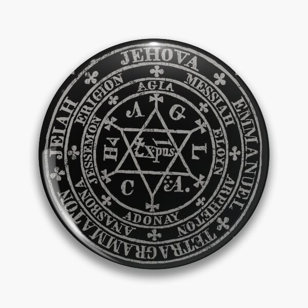 Item preview, The Great Magic Circle of Agrippa, Magical, Occult. Alchemy Symbol designed and sold by Proverbial Wisdom Design.