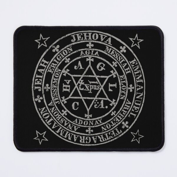 Item preview, The Great Magic Circle of Agrippa, Magical, Occult. Alchemy Symbol designed and sold by Proverbial Wisdom Design.