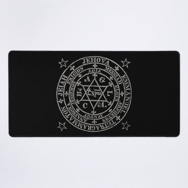 Item preview, The Great Magic Circle of Agrippa, Magical, Occult. Alchemy Symbol designed and sold by Proverbial Wisdom Design.