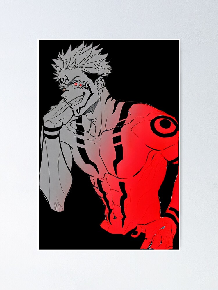 " Jujutsu Kaisen Sukuna Jujutsu Kaisen" Poster For Sale By Ricon-Otaku ...