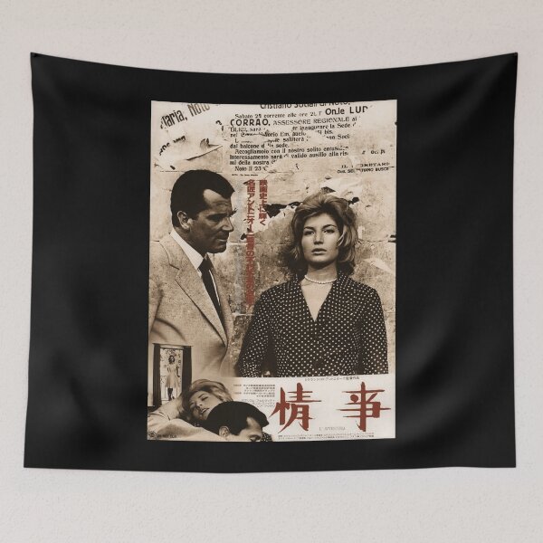 Item preview, L&x27;Avventura Japanese Movie Poster Poster designed and sold by babyliciouso.