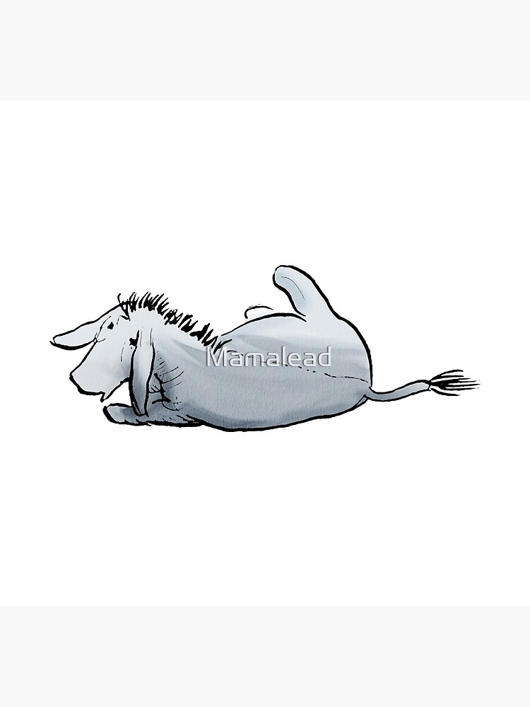 classic-winnie-the-pooh-eeyore-lost-his-tail-art-print-for-sale-by