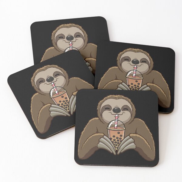 Item preview, Sloth Drinking Bubble Tea designed and sold by jonmlam.