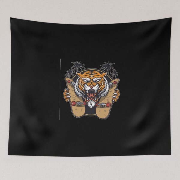 Item preview, Tiger Skate Awsome Sticker designed and sold by jacksrome6.