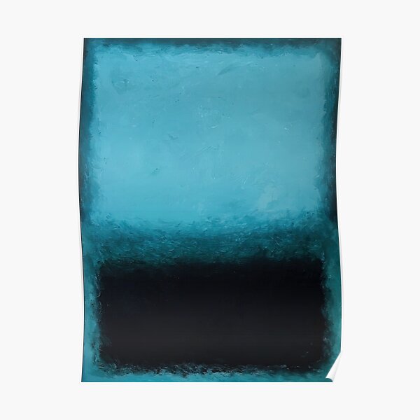 Deep Ocean by Mark Rothko Poster