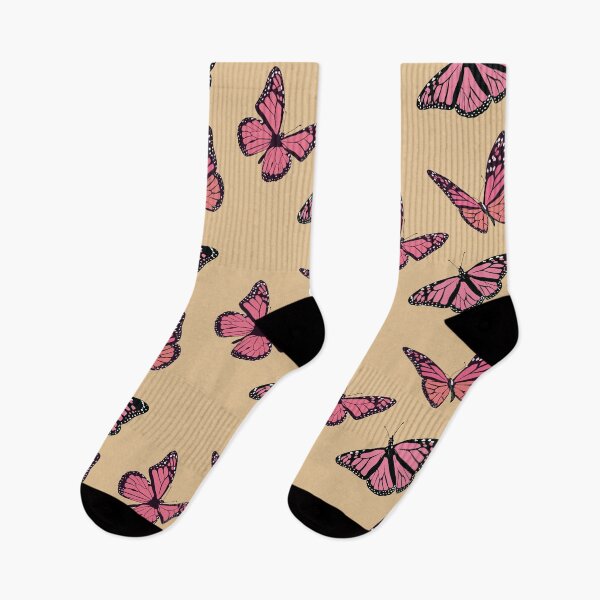 Item preview, Beautiful soft pink butterfly illustrations designed and sold by Hola Ilustra.