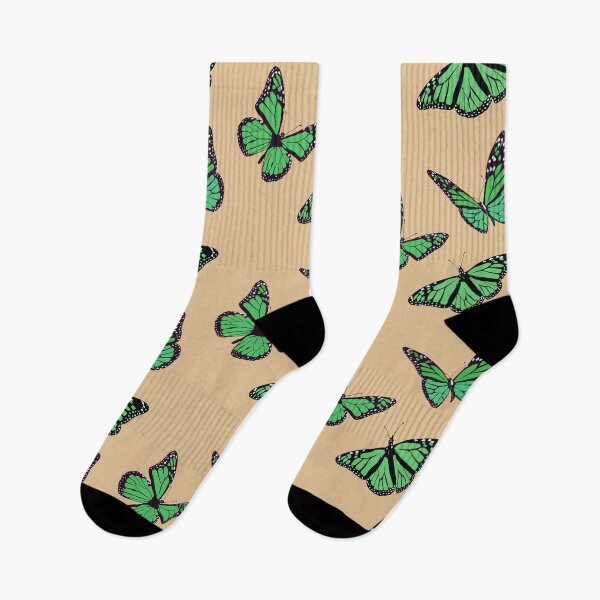 Item preview, Beautiful green butterfly illustrations designed and sold by Hola Ilustra.