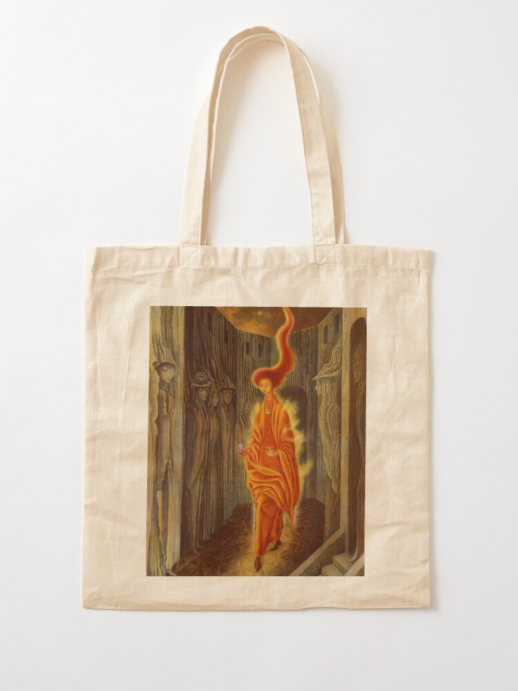 Thumbnail 2 of 5, Tote Bag, The Call by Remedios Varo designed and sold by AestheticsXarts.