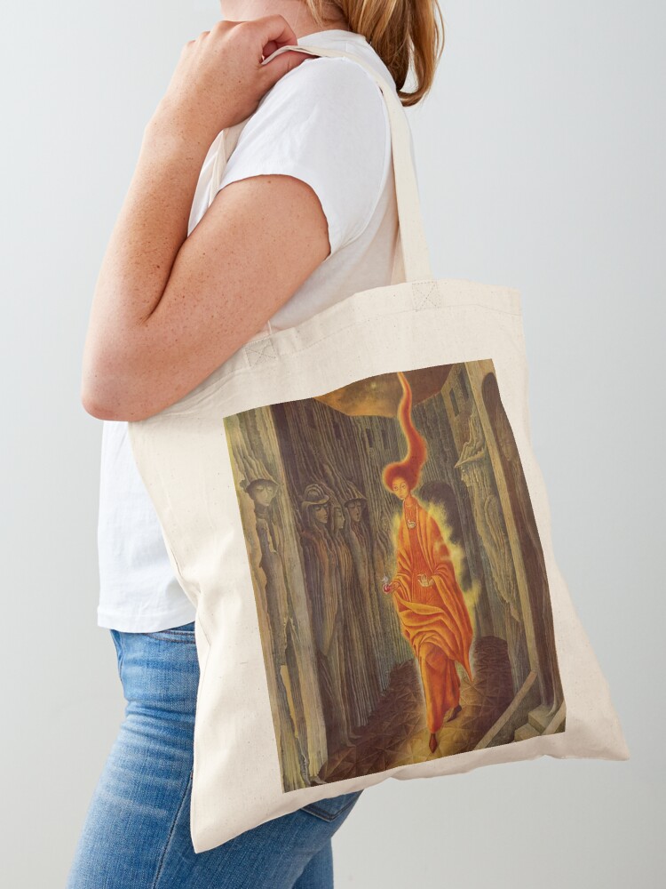 Thumbnail 1 of 5, Tote Bag, The Call by Remedios Varo designed and sold by AestheticsXarts.