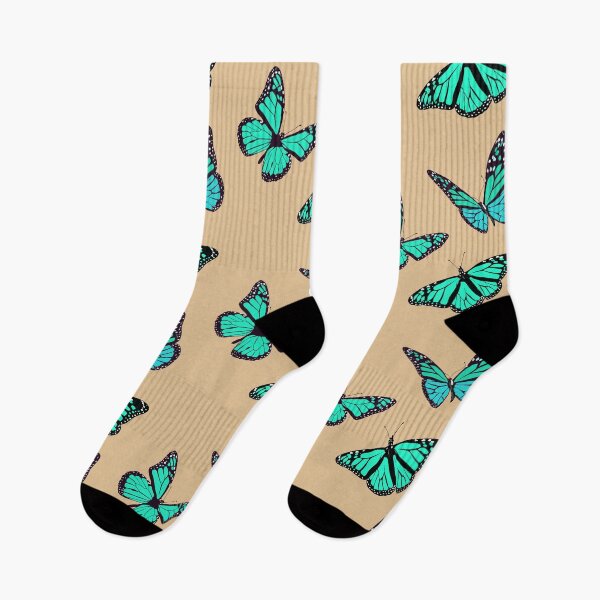 Item preview,  Beautiful soft blue butterfly illustrations designed and sold by Hola Ilustra.