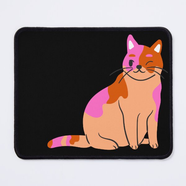Item preview, Subtle Lesbian Pride Flag, Cute Discreet Lesbian Cat, LGBTQ designed and sold by SweetestPrints.