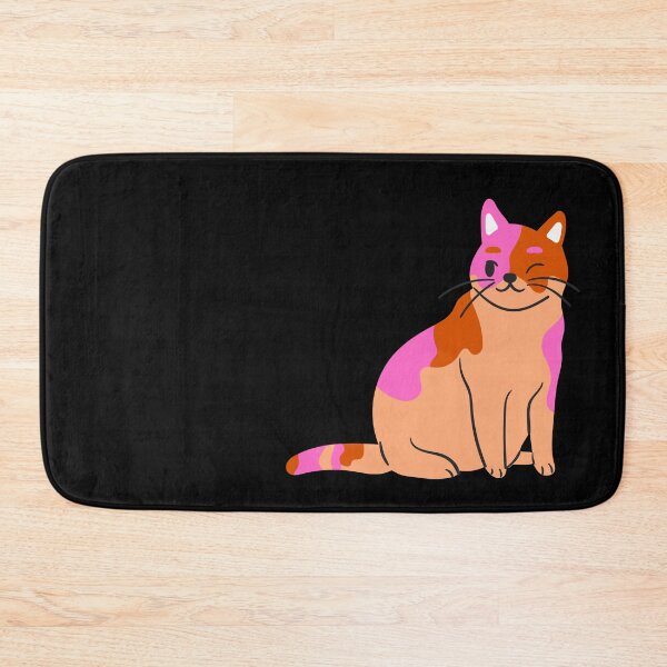 Item preview, Subtle Lesbian Pride Flag, Cute Discreet Lesbian Cat, LGBTQ designed and sold by SweetestPrints.