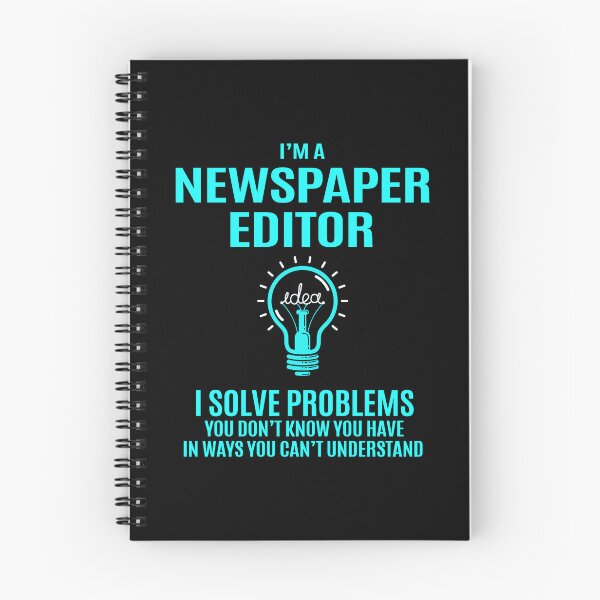 Item preview, Newspaper Editor T Shirt - I Solve Problems Gift Item Tee designed and sold by averiarnol.