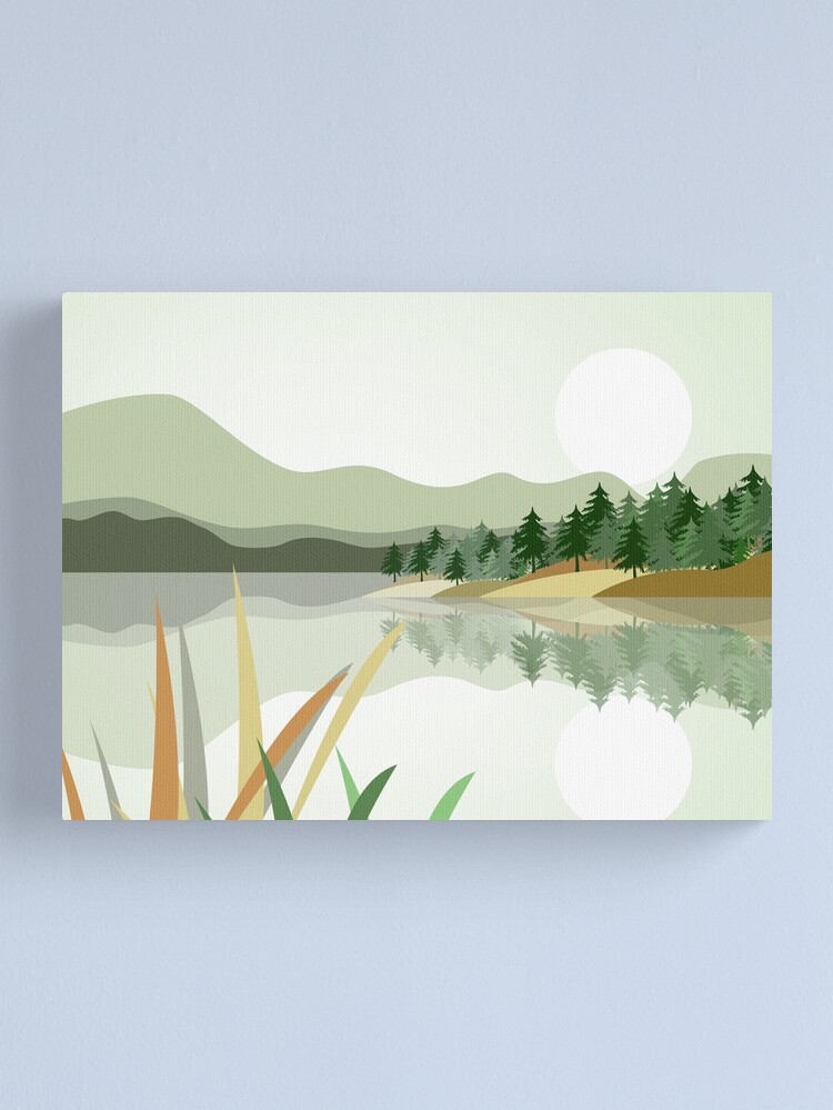 Alternate view of Water Reflection Canvas Print
